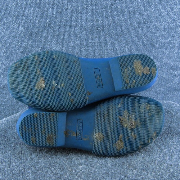 Sperry Blue‎ Duck Boots Women 6 Medium Lace Up Rubber Waterproof Casual - Picture 8 of 8